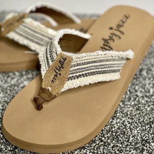 frayed flip flops